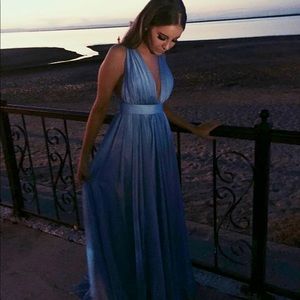 Baby Blue  Evening Gown